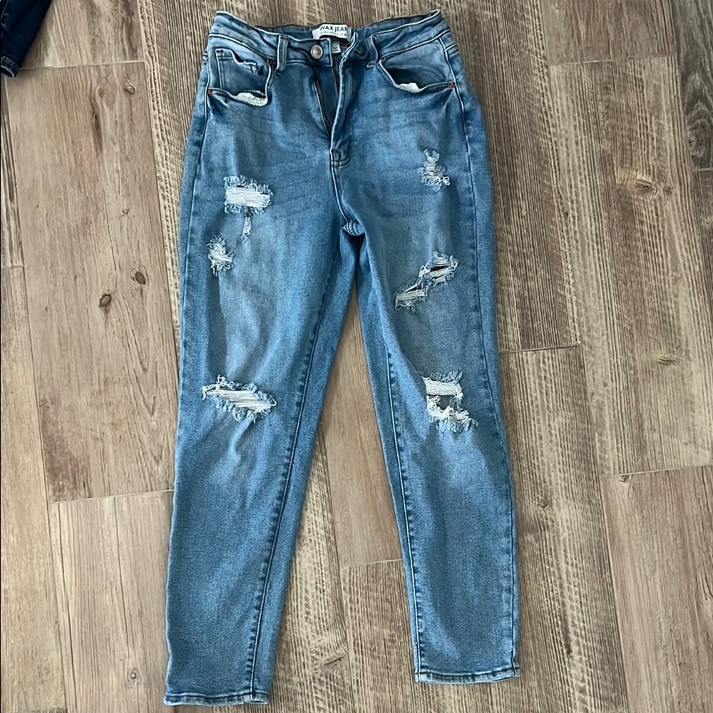 Wax Jean Blue Skinny Denim Jeans